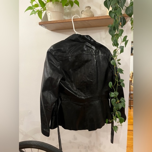 Vintage Wilson’s black leather blazer (size S) - Picture 3 of 3